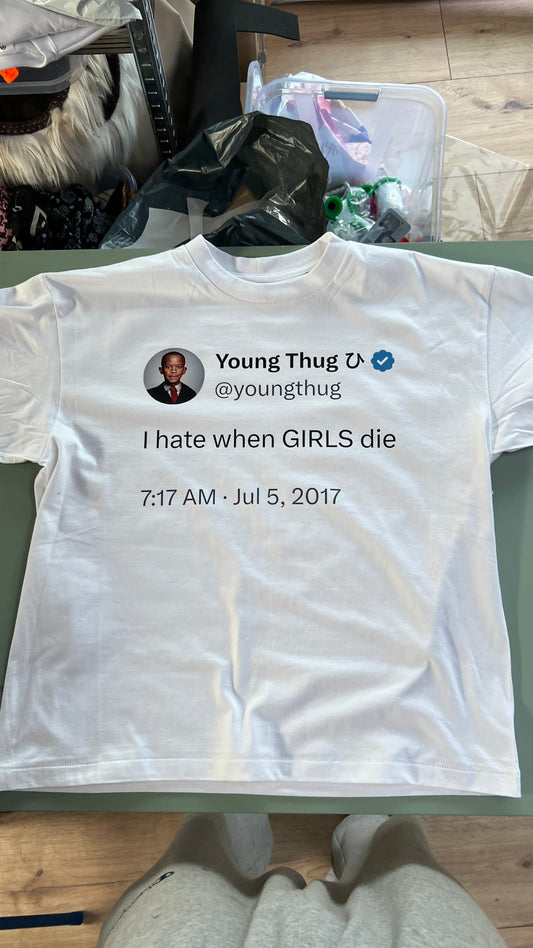 Young thug i hate boxy tee